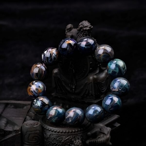 Qilin Blessing Lacquer Bracelet