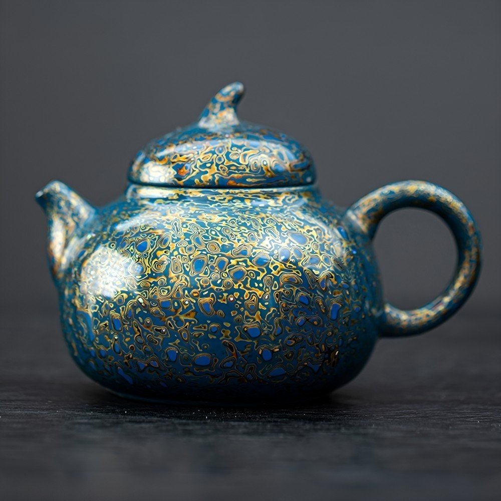Starlight Lacquer Pear Teapot